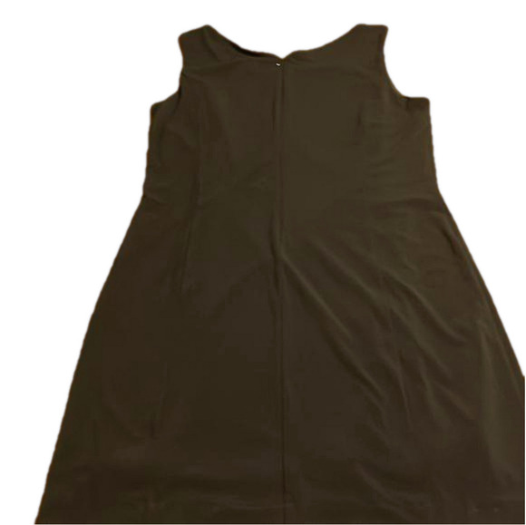 Chico’s sz 1.5 sleeveless black fully lined sheath dress with stretch - Picture 5 of 8